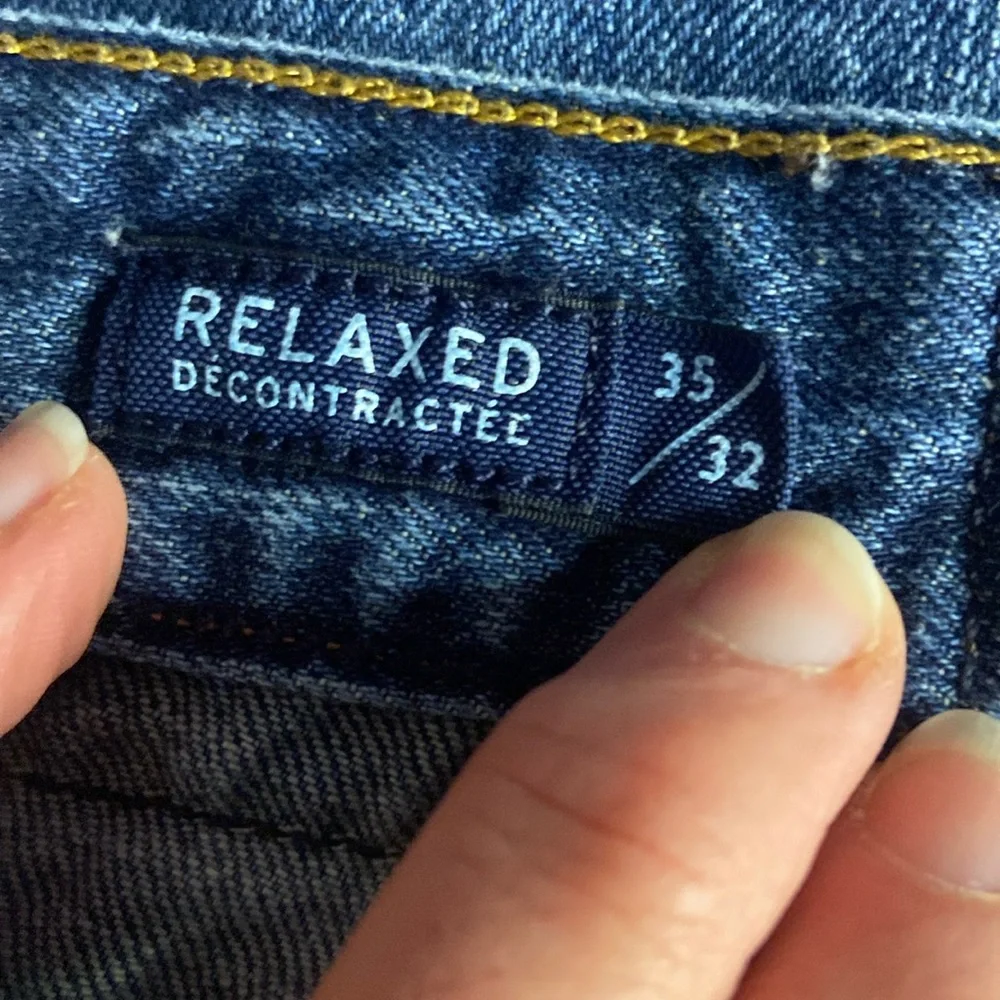 Tommy Hilfiger Relaxed Fit Straight Leg Men's Denim Jeans 35 x 32